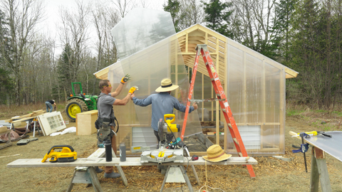 Epic Gardening DIY Wood Greenhouse
