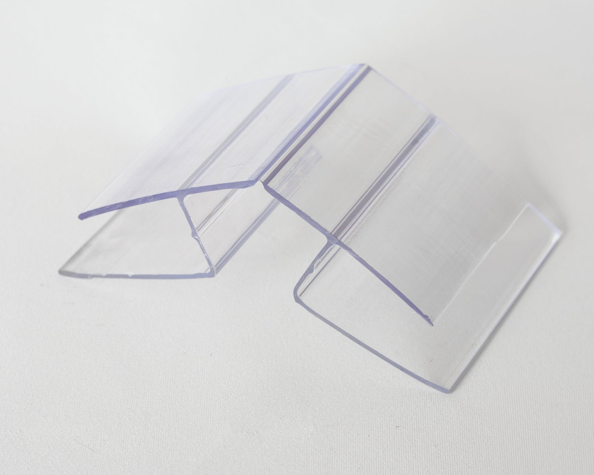 16mm Polycarbonate Ridge Cap / Corner Cap (R Channel)