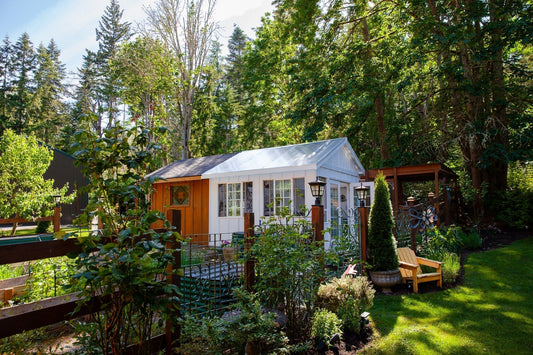 A Custom DIY Greenhouse on Camano Island
