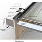 Solvera Pro Glazing System Exploded Detail Components View