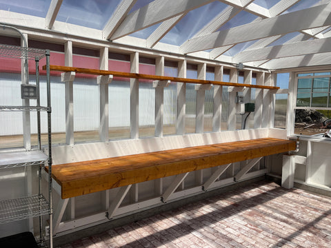 DIY Ponywall Greenhouse