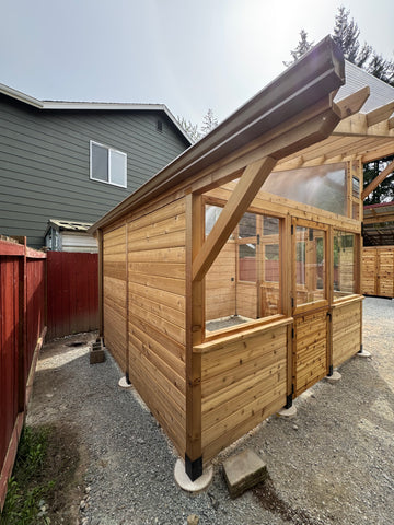 Custom Freestanding Lean-to Greenhouse