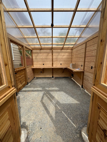 Custom Freestanding Lean-to Greenhouse