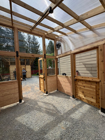 Custom Freestanding Lean-to Greenhouse