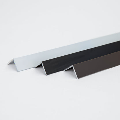 Solvera Pro Polycarbonate Support Angles in White, Black, and Brown